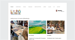 Desktop Screenshot of herlevbilledskole.dk